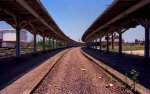 The view northbound at Seaboard Station after the main track had been pulled up and filled in